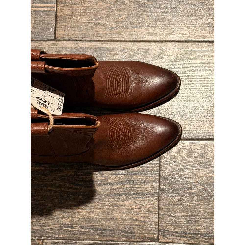 Tecovas The Jamie Scotch Goat Leather Cowboy Western Boots 9.5 B Round Toe 97057 - Picture 9 of 11